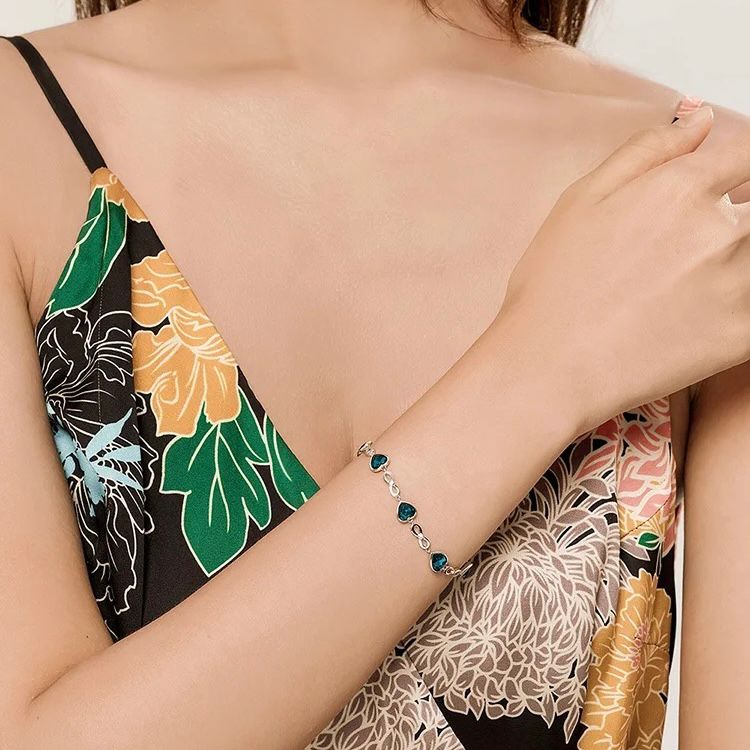 Bratara argint Ocean Heart