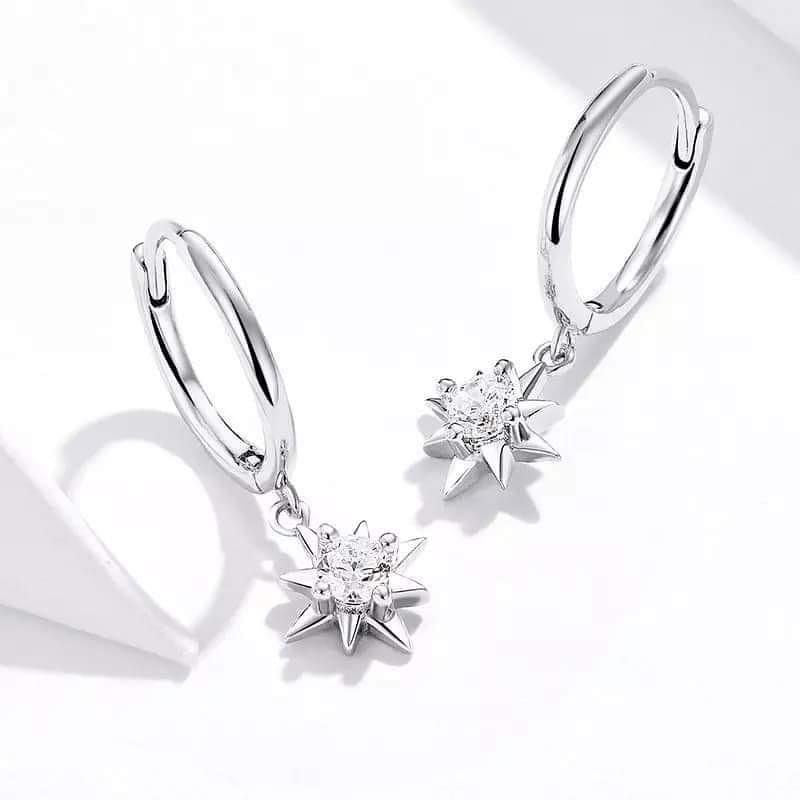 Cercei argint Twinkle Stars
