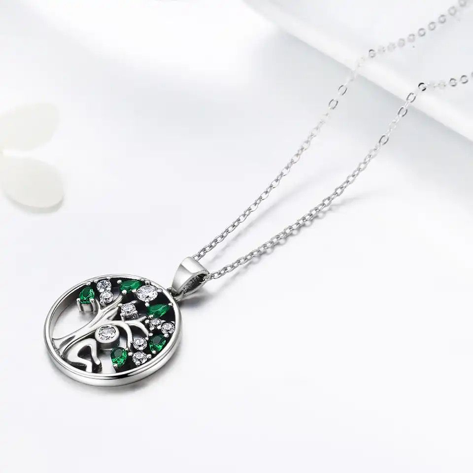 Colier argint Tree of Life