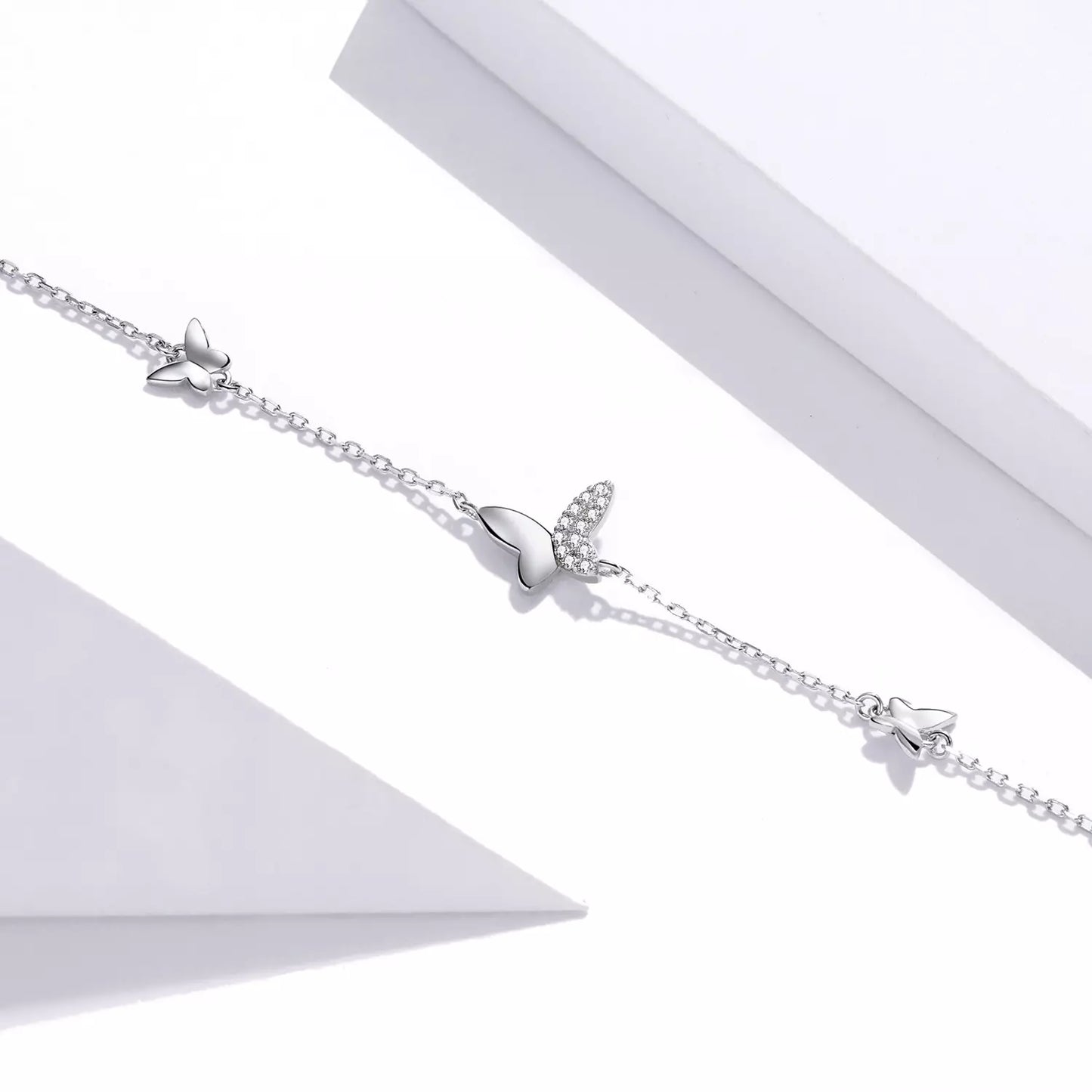 Bratara argint Butterfly Grace