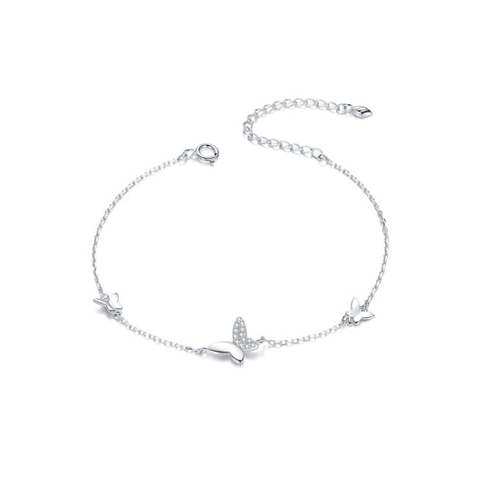 Bratara argint Butterfly Grace